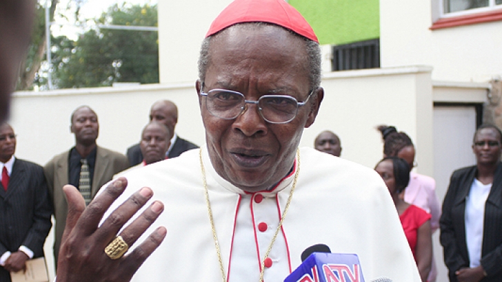 Cardinal-Njue of the Kenya catholic church critcises Obama's gay stance- TVC News Nairobi