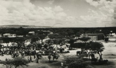 Hargeisa, British Somaliland protectorate. The women's market. - The National Archives UK