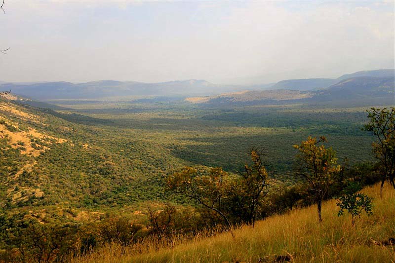 Landscape over southern Ethiopia