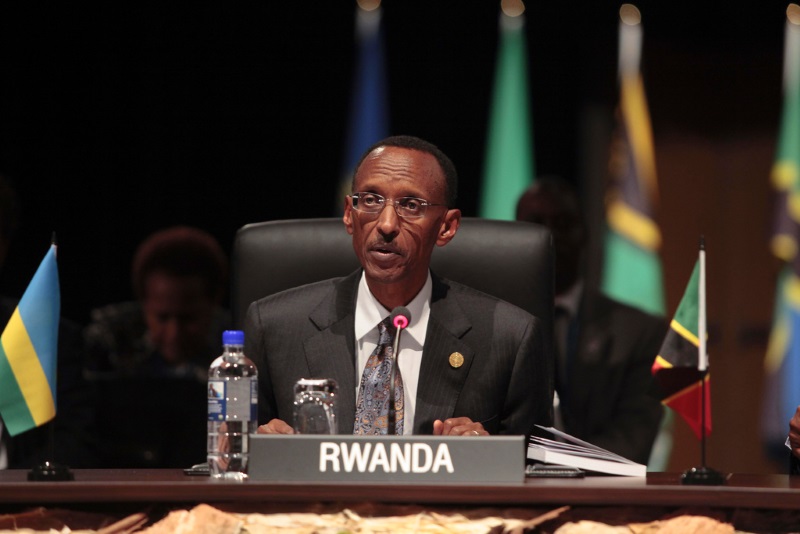  President Paul Kagame during Commonwealth Heads of Government Meeting (CHOGM) 2011