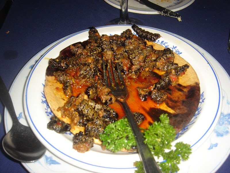 Mopane-worm-meal