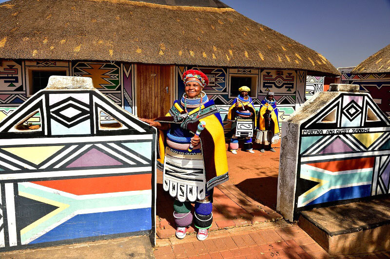 Ndebele Village, Mpumalanga, South Africa.