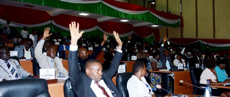 The Burundian parliamentary vote endorsing a withdrawal from the International Criminal Court (ICC). Credit : amnesty.org