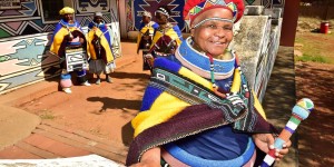 Pictures of the highly colourful and eye-catching culture of the Ndebele tribe