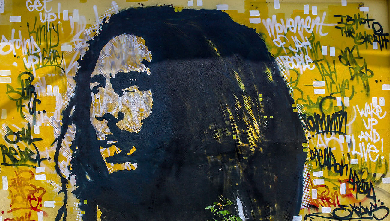 Under the influence of ... Bob Marley, the timeless music man